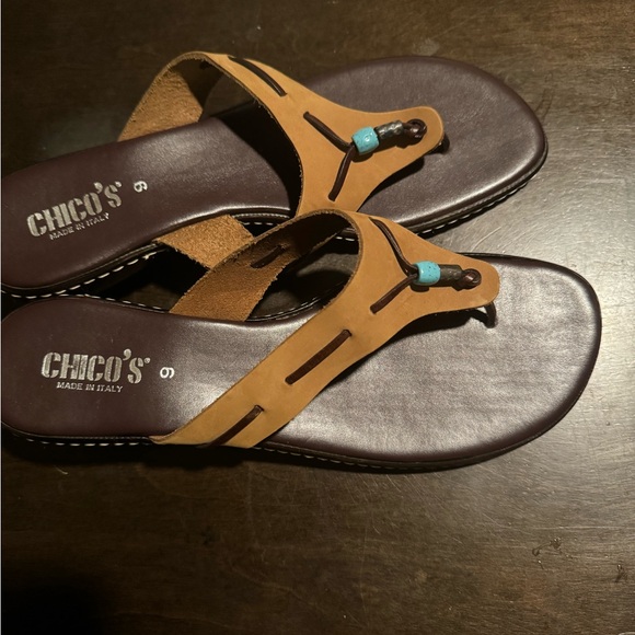 Chico Brown Flip Flops - Picture 3 of 6